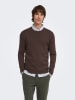ONLY & SONS Pullover "Onswyler" in Braun
