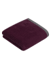 Bugatti Handdoek ''Prato'' pruimkleurig - (L)100 x (B)50 cm