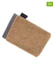 Bugatti 3er-Set: Waschhandschuhe ''Prato'' in Hellbraun - (L)22 x (B)16 cm