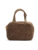 maison héritage PARIS Leren handtas "Alba" taupe - (B)11 x (H)7,5 x (D)7 cm