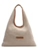 maison héritage PARIS Shopper "Aya" in Beige - (B)40 x (H)35 x (T)3 cm