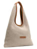 maison héritage PARIS Shopper "Aya" in Beige - (B)40 x (H)35 x (T)3 cm