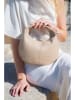 maison héritage PARIS Leder-Henkeltasche "Dulce" in Taupe - (B)26 x (H)18 x (T)3 cm