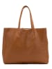 maison héritage PARIS Leder-Shopper "Diccia" in Camel - (B)40 x (H)30 x (T)11 cm