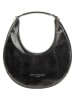 maison héritage PARIS Leder-Henkeltasche "Celia" in Schwarz - (B)28 x (H)15 x (T)9 cm