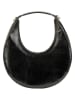maison héritage PARIS Leder-Henkeltasche "Celia" in Schwarz - (B)28 x (H)15 x (T)9 cm