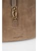 maison héritage PARIS Leren shopper "Artic" taupe - (B)41 x (H)28 x (D)11 cm