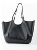 maison héritage PARIS Leder-Shopper "Ceto" in Schwarz - (B)48 x (H)30 x (T)10 cm