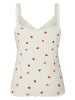 Hunkemöller Pyjama-Oberteil in Creme