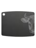 Jade Schneidebrett "Gourmet Kitchen - Kuh" in Schwarz - (L)29,8 x (B)21,5 x (H)0,6 cm