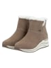 remonte Leder-Stiefeletten in Braun