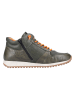 remonte Leder-Sneakers in Khaki