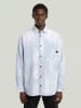 G-Star Hemd - Oversized fit - in Weiß/ Blau