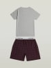 G-Star Pyjama in Rot/ Schwarz/ Grau