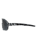 Alpina Unisex-Sportbrille "Bonfire" in Schwarz/ Weiß
