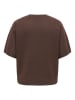 ONLY Carmakoma Strickbluse in Braun