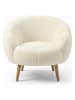 Scandinavia Concept Fauteuil ''Lida'' wit - (B)75 x (H)100 x (D)42 cm