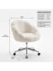 Scandinavia Concept Bureaustoel ''Papatya'' wit - (B)72 x (H)102 x (D)62 cm