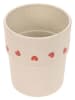Lässig Becher "Happy Rascals Heart" in Beige - Ø 7,2 cm x (H)8,3 cm