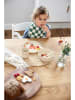 Lässig Becher "Happy Rascals Heart" in Beige - Ø 7,2 cm x (H)8,3 cm