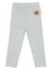 Lässig Leggings "Ribbed Smile" in Türkis/ Weiß