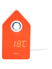 Karlsson LED-Wecker ''Cuckoo'' in Orange - (B)9 x (H)15,8 x (T)6 cm