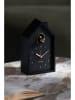 Karlsson Wecker ''Modern Cuckoo Oro'' in Schwarz - (B)12 x (H)20 x (T)6 cm