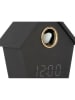 Karlsson LED-Wecker ''Riqueza Cuckoo'' in Schwarz - (B)13 x (H)15,3 x (T)6,8 cm
