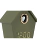 Karlsson LED-Wecker ''Riqueza Cuckoo'' in Grün - (B)13 x (H)15,3 x (T)6,8 cm