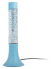 Leitmotiv Tafellamp ''Astro Glitter'' lichtblauw - (H)37,5 x Ø 13 cm