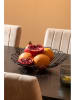 Present Time Obstschale ''Leaf'' in Schwarz - (B)36 x (H)7 x (T)28 cm