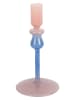 Present Time Kaarshouder ''Duo Colores'' lichtroze/lichtblauw - (H)18,5 x Ø 9,3 cm