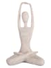 Present Time Dekofigur ''Stretched Lotus'' in Beige - (B)14,5 x (H)23,5 x (T)12 cm