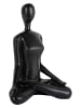 Present Time Dekofigur ''Open Lotus'' in Schwarz - (B)15 x (H)21 x (T)11 cm