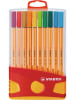 STABILO Fineliners ''STABILO point 88 ColorParade'' - 20 stuks