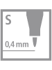 STABILO 2-delige set: foliepennen ''OhPen universal - superfein'' - 2x 4 stuks