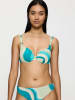 Triumph Biustonosz bikini "Summer Mix & Match" w kolorze turkusowo-kremowym