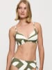 Triumph Biustonosz bikini "Summer Allure" w kolorze biało-oliwkowym