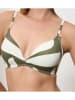 Triumph Biustonosz bikini "Summer Allure" w kolorze biało-oliwkowym