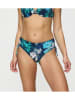 Triumph Bikini-Hose "Summer Fleur" in Türkis/ Dunkelblau