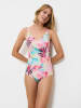 Triumph Badeanzug "Summer Fleur" in Rosa/ Bunt