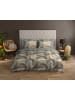 Good Morning Renforcé-Bettwäsche-Set "Gaston" in Grau/ Beige/ Braun