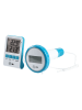 Tarmo Poolthermometer in Weiß/ Blau - (B)7 x (H)9,8 x (T)2,2 cm