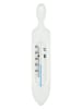 Tarmo Badthermometer wit - (L)19 cm