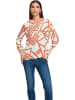 Heine Bluse in Creme/ Orange