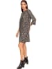 Heine Jurk beige/zwart