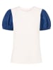 Heine Shirt wit/blauw