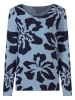 Heine Pullover in Hellblau/ Dunkelblau