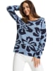 Heine Pullover in Hellblau/ Dunkelblau