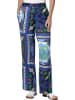 Heine Hose in Dunkelblau/ Hellblau